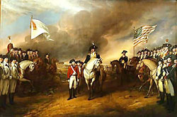 Surrender of Cornwallis at Yorktown, by John Trumbull