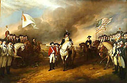 Surrender of Cornwallis at Yorktown, by John Trumbull